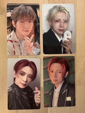 Set of 4 OFFICIAL Yeosang of Ateez photocards (set # 1) Kang Yeosang
